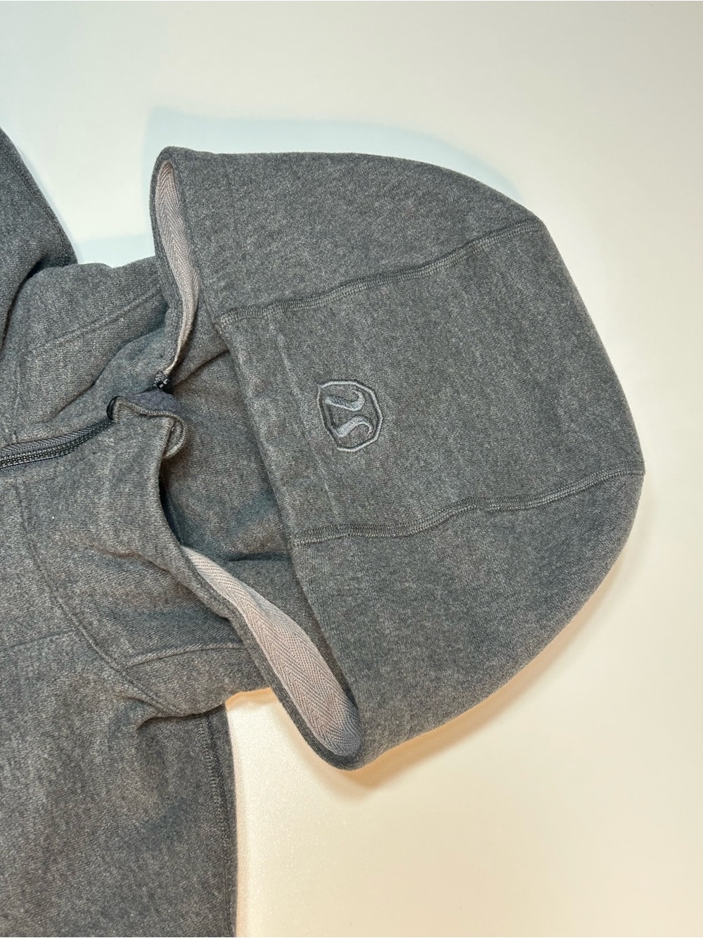 Lululemon Heathered Charcoal Gray Field Shell Utility Full Zip Hoodie Jacket - Picture 4 of 7